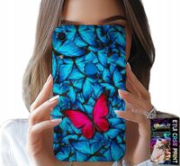 ETUI DO HUAWEI Y6S - NIEBIESKIE MOTYLKI, MOTYL, KOBIECE WZORY