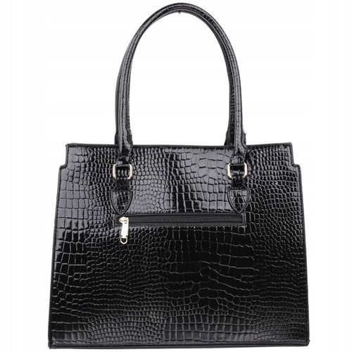 Torebka damska shopper na ramię WIZYTOWE SHOPPERKI MIEJSKIE KLASYCZNE na Arena.pl