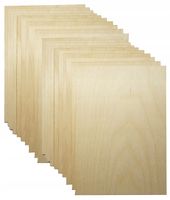 Sklejka 3mm do lasera klasa 1/2 formatka a5 dekor drewno decoupage x30szt