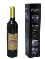 Zestaw do Wina w Kształcie Butelki Akcesoria do Win na Prezent 5w1 Gentelo