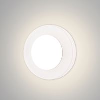 Schodowe oczko ledowe Lesel 009B 1009B2102 Elkim 1W 3000K wpustowe IP44 białe