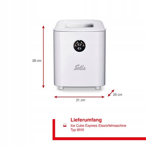Kostkarka do lodu SOLIS Ice Cube Express 8510 Biały na Arena.pl