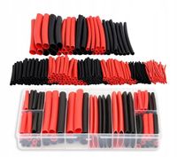 ZESTAW RUREK TERMOKURCZLIWYCH 127SZT PUDEŁKO OSŁONKI KOSZULKI KONEKTORY