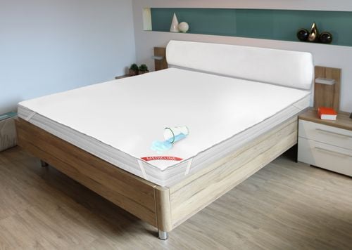 Nakładka / Ochraniacz Na Materac Wodoodporna 160X200Cm Biała na Arena.pl