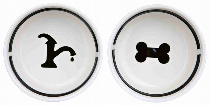 TRIXIE Miski Ceramiczne Na Stojaku Dla Psa 2x1,6L zdjęcie 3