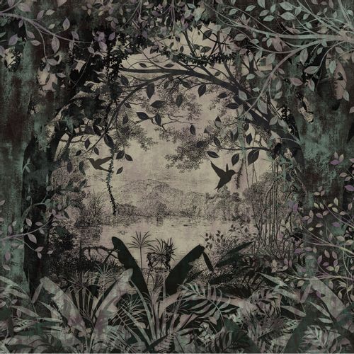 Fototapeta Ścienna DŻUNGLA w Stylu Vintage 400cm x 280cm na Arena.pl