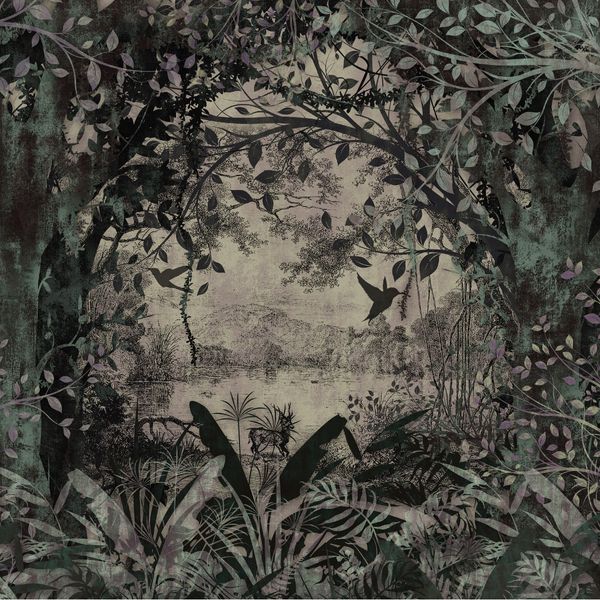 Fototapeta Ścienna DŻUNGLA w Stylu Vintage 400cm x 280cm zdjęcie 3