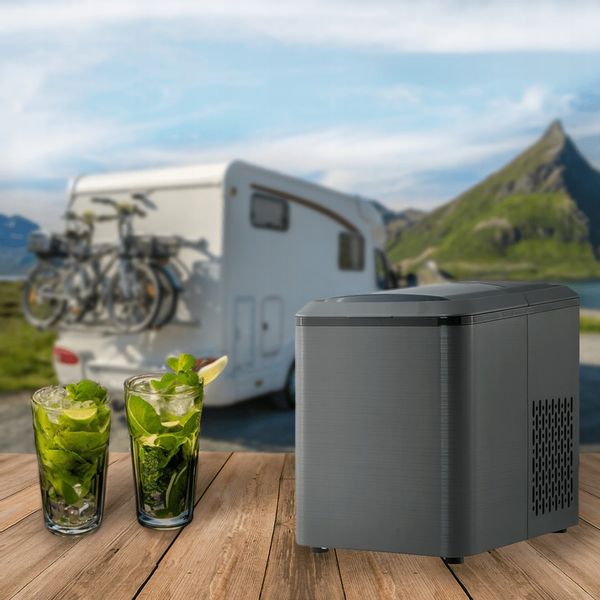 Kostkarka do lodu Kernau KIM 291 EG 100W 12kg/24h Regulacja kostek lodu zdjęcie 10