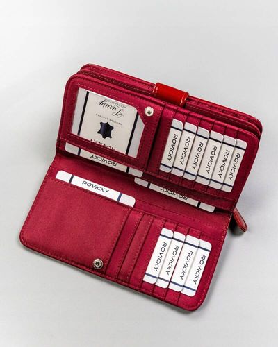 pojemny, duży portfel damski ze skóry ekologicznej - 4u cavaldi na Arena.pl