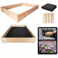 WARZYWNIAK skrzynia na warzywa inspekt Podwyższana Grządka 120x80+ Poradnik