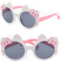 Okulary dla Dzieci Przeciwsłoneczne Ochronne UV400 Kotki Różowe Dziewczynka