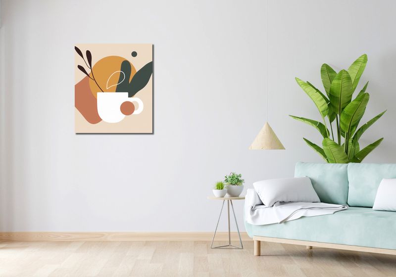Obraz 60x70cm Ranna Kawka zdjęcie 2