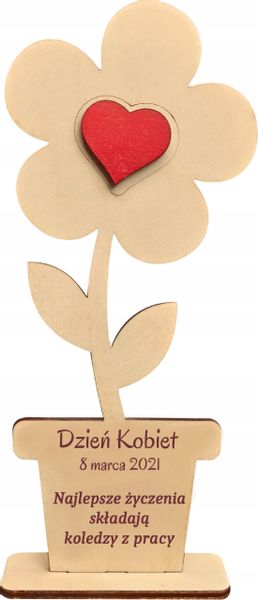 KWIATEK DZIEŃ KOBIET PREZENT DO PRACY zdjęcie 1