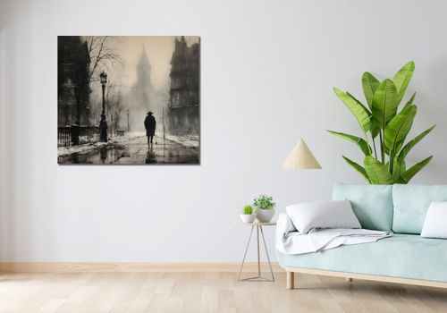 Obraz 100x90cm Mgła nad Londynem na Arena.pl