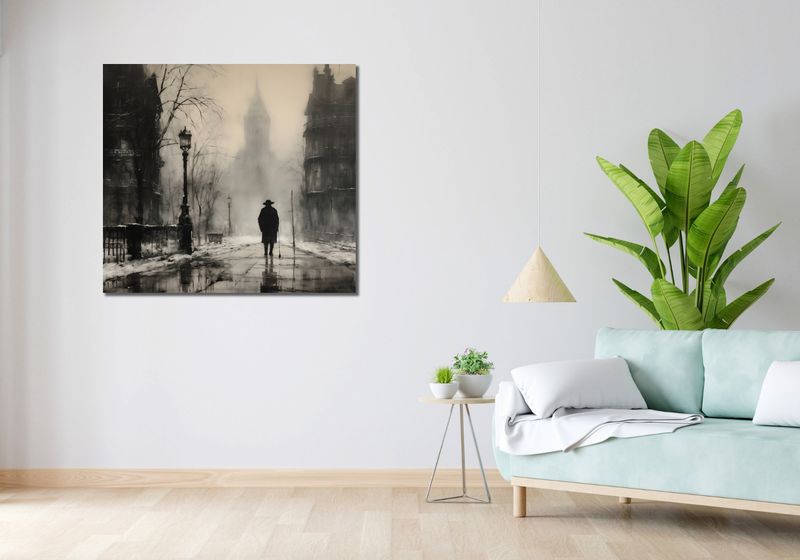 Obraz 100x90cm Mgła nad Londynem zdjęcie 2