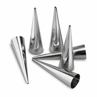 FOREMKI DO PIECZENIA RUREK STOŻKOWE TADAR 12,5x2,5 CM X 6 SZT