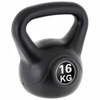 KETTLEBELL MAXXIVA 16 KG CZARNY OBCIĄŻENIE HANTLA KOMPOZYTOWA KULA