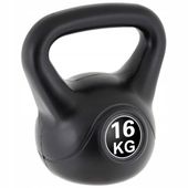 KETTLEBELL MAXXIVA 16 KG CZARNY OBCIĄŻENIE HANTLA KOMPOZYTOWA KULA