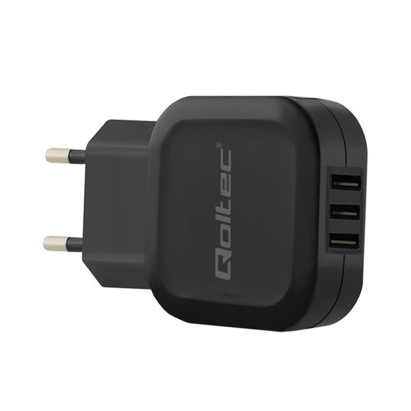 Qoltec Ładowarka sieciowa 5V | 3.4A | 17W | 3xUSB zdjęcie 1