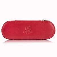 skórzane etui na okulary piórnik czerwony paolo peruzzi t-82-rd