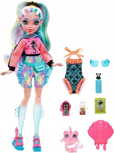 LALKA MONSTER HIGH LAGOONA BLUE + akcesoria HHK55 na Arena.pl