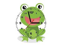 40X40CM ZEGAR ZIELONA ŻABA OBRAZ