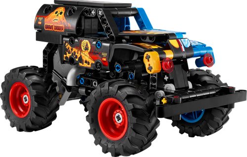 LEGO Technic 42219 Monster Jam Grave Digger Ogień i lód Napęd Pull-back na Arena.pl
