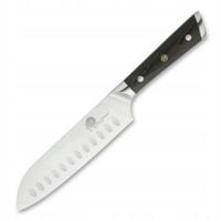 NÓŻ SZEFA KUCHNI NÓŻ KUCHENNY SANTOKU DELLINGER GERMAN BLACK SAMURAI