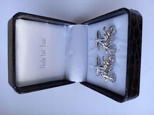 Spinki do mankiet koszuli Motor Motocykl Cross na Arena.pl