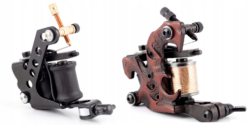 DWIE Maszynki Zestaw Tatuażu BEZPIECZNY Kompletny na Arena.pl