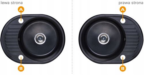 ZLEW ZLEWOZMYWAK GRANIT 8 kolorów 58x46 + SYFON na Arena.pl