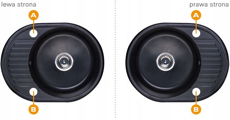 ZLEW ZLEWOZMYWAK GRANIT 8 kolorów 58x46 + SYFON zdjęcie 12