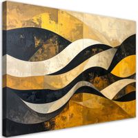 Obraz do salonu sypialni biura loftu, Abstrakcja linie 45x30