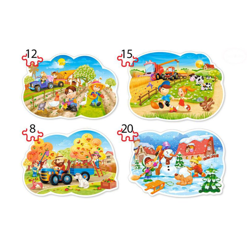 PUZZLE 4W1 FOUR SEASONS na Arena.pl