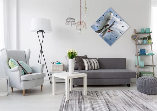 Zegar Ścienny - Sputnik Orbita - 60X60 Cm - C3Ad60X60-0496 na Arena.pl
