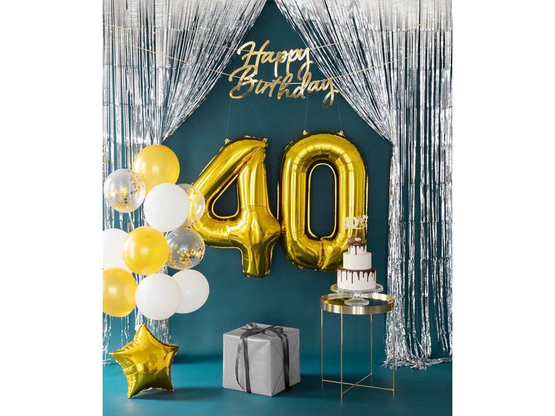 Kurtyna imprezowa, srebrna, 100 cm x 200 cm zdjęcie 5