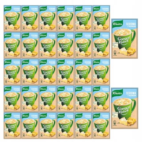 Pakiet 32szt Knorr Gorący Kubek Serowa z grzankami na Arena.pl