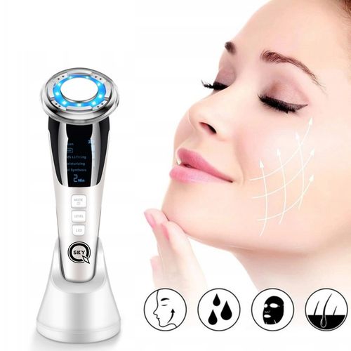 MEZOTERAPIA BEZIGŁOWA MASAŻER EMS TWARZY LIFTING 5w1 URZĄDZENIE DO MASAŻU na Arena.pl