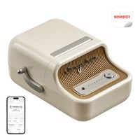 przenośna drukarka etykiet niimbot b21 pro (kremowa)