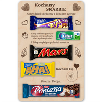 Tabliczka na słodycze prezent dla chłopaka urodziny rocznice