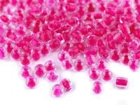 ROKAIL KORALIKI SZKLANE 6/0 RÓŻ NEONOWY 4MM 200SZT