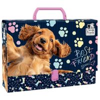 Teczka z Rączką Gruba Cleo i Frank Pies  G2