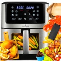FRYTKOWNICA BEZTŁUSZCZOWA AIR FRYER FRYTOWNICA DUŻA 12 PROGRAMÓW 8l