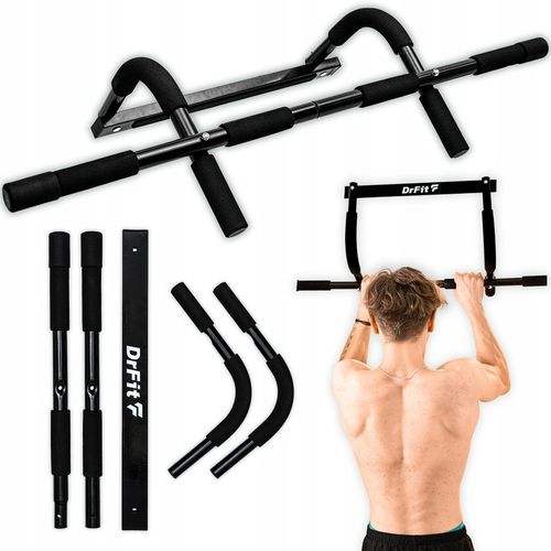 Drążek do Ćwiczeń Wielofunkcyjny do Podciągania Pompek Dipów Wytrzymały na Arena.pl
