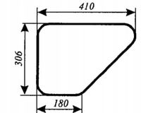 szyba drzwi dolna - drzwi dół do ciągnika LTZ 55