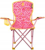 KRZESŁO OGRODOWE TURYSTYCZNE SKŁADANE DLA DZIECI Z UCHWYTEM ABBEY PIOMBINO