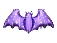 Balon foliowy Nietoperz fioletowy Haloween przyjęcie halloweenowe 119,5 x 51 cm Balon foliowy Nietoperz fioletowy Haloween przyjęcie halloweenowe 119,5 x 51 cm