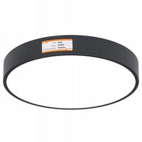 Plafon okrągły Smartled 40 x 6 cm czarny