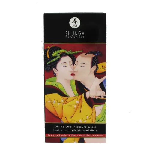 shunga divine oral pleasure gloss sparkling strawberry wine 10ml na Arena.pl