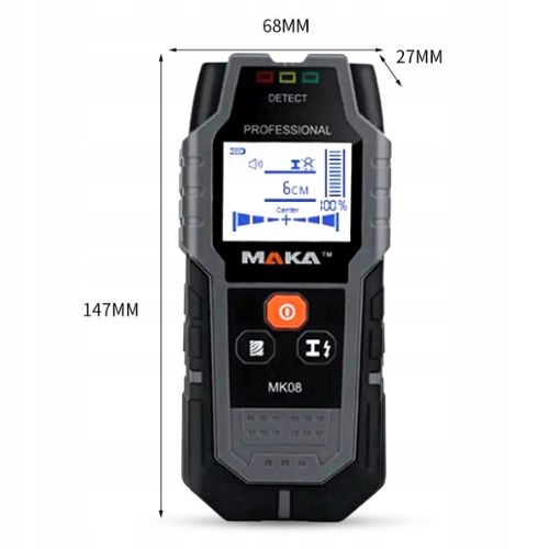 DETEKTOR PRZEWODÓW WYKRYWACZ METALU KABLI W ŚCIANA na Arena.pl